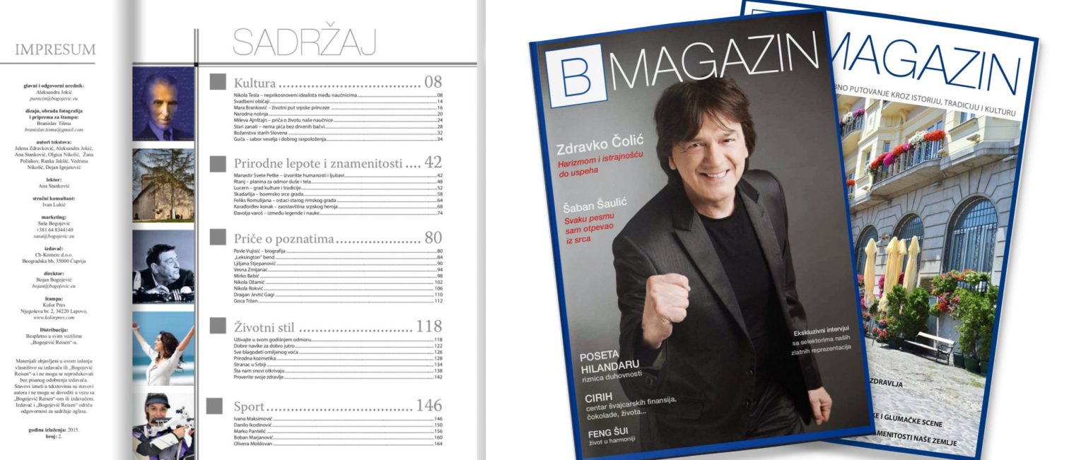 Uređivanje i osmišljavanje magazina i časopisa. Pisanje promotivnih tekstova